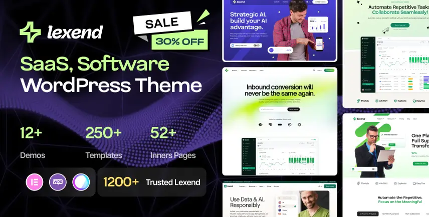 Lexend – Software, SaaS & Startup WordPress Theme